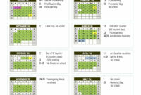 Calendar career academy network