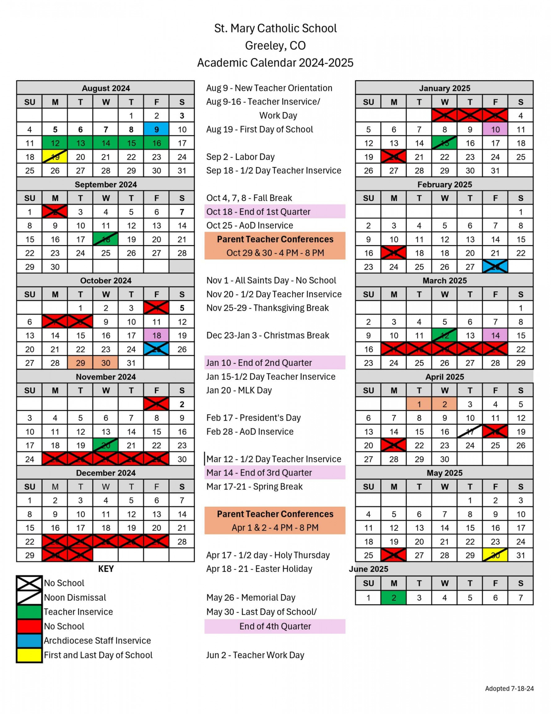 Calendar  St