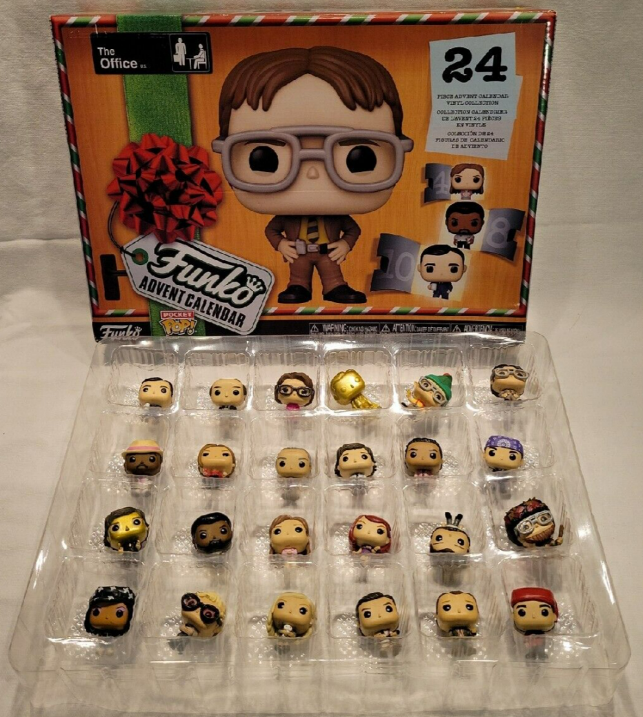 Funko Pocket Pop The Office Advent Calendar  Piece Complete Figure Set  w/Box