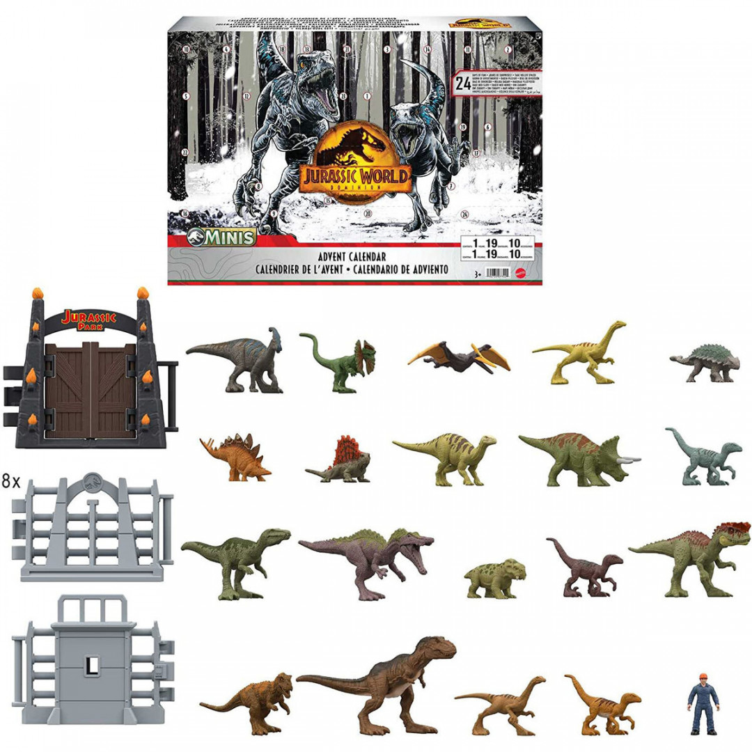 Jurassic World Dominion Christmas Advent Calendar with -Day