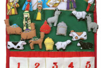 Traditional nativity advent calendar – pockets of learning & my