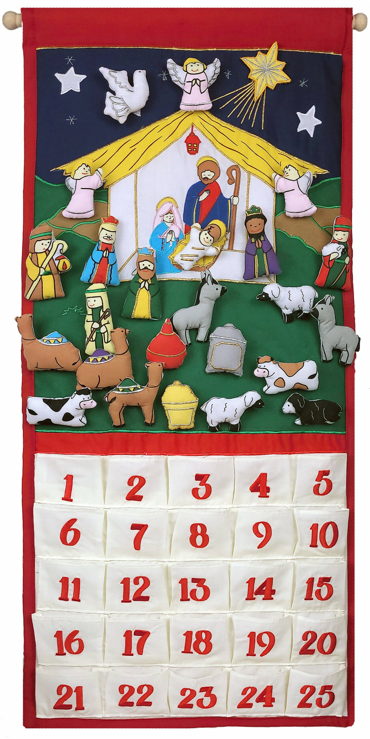 Traditional Nativity Advent Calendar – Pockets of Learning & My